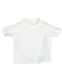 Short Sleeve Rash Guard Size: 4T (4 yr), Color: White Short Sleeve Rash Guard Size: 4T (4 yr), Color: White