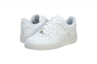Nike Kids's NIKE AIR FORCE 1 (GS) BASKETBALL SHOES 3.5 (WHITE/WHITE) Nike Kids's NIKE AIR FORCE 1 (GS) BASKETBALL SHOES 3.5 (WHITE/WHITE)
