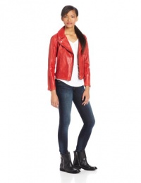Levi's Juniors Moto Trucker Jacket, Red Sky, Small Levi's Juniors Moto Trucker Jacket, Red Sky, Small