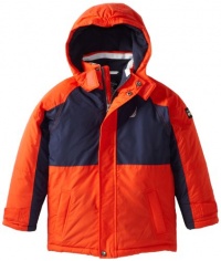 Nautica Boys 2-7 PCD Snorkle Jacket, Tomato, Small Nautica Boys 2-7 PCD Snorkle Jacket, Tomato, Small