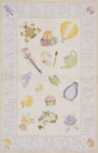 Momeni Lil Mo Classic LMI-2SOP2030 Soft Pink Rug Momeni Lil Mo Classic LMI-2SOP2030 Soft Pink Rug