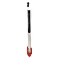 OXO Good Grips 12-Inch Tongs with Red Nylon Heads