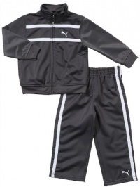 Puma - Kids Boys 2-7 Logo Tricot Set, Castlerock, 4 Puma - Kids Boys 2-7 Logo Tricot Set, Castlerock, 4