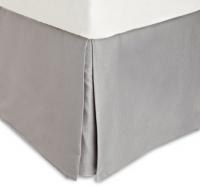 Lilacs Small Diamond California King Bedskirt Ash Lilacs Small Diamond California King Bedskirt Ash
