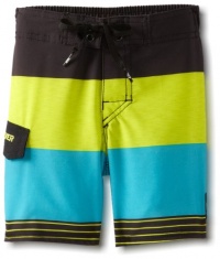 Quiksilver Boys 2-7 Clean And Mean, Black, 6/Medium Quiksilver Boys 2-7 Clean And Mean, Black, 6/Medium
