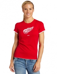 NHL Detroit Red Wings Center Logo Women's T-Shirt NHL Detroit Red Wings Center Logo Women's T-Shirt