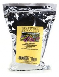 Starwest Botanicals Coriander Seed Organic -- 1 lb Starwest Botanicals Coriander Seed Organic -- 1 lb