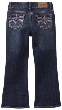 Levi's Girls 2-6x 3040 Boot Cut Jean, Blue Wonder, 6 Levi's Girls 2-6x 3040 Boot Cut Jean, Blue Wonder, 6