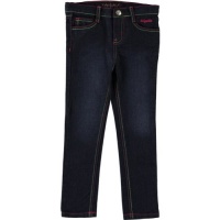 Baby Phat Girls Embroidered Denim Jean Dark Wash 6 Baby Phat Girls Embroidered Denim Jean Dark Wash 6
