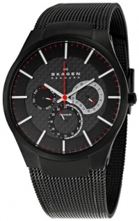 Skagen Men's SK809XLTBB Titanium Black Dial Watch Skagen Men's SK809XLTBB Titanium Black Dial Watch