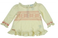 Ralph Lauren Girl's Long Sleeve Shirt Tan 6 Months Ralph Lauren Girl's Long Sleeve Shirt Tan 6 Months