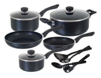 Sunbeam 69930.12 Westville 12-Piece Cookware, Black Sunbeam 69930.12 Westville 12-Piece Cookware, Black