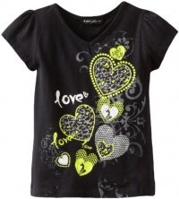 Baby Phat - Kids Girls 2-6X Love Print Tee, Black, 4 Baby Phat - Kids Girls 2-6X Love Print Tee, Black, 4