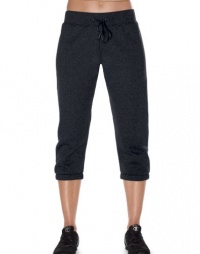 Champion Women's Eco Fleece Knee Pant, Black, X-Large Champion Women's Eco Fleece Knee Pant, Black, X-Large