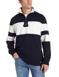 Nautica Men's Big-Tall Pieced Zip Mock Neck Sweater Nautica Men's Big-Tall Pieced Zip Mock Neck Sweater