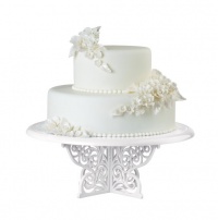 Wilton 307-854 Fancy Scrolls Cake and Cupcake Stand Wilton 307-854 Fancy Scrolls Cake and Cupcake Stand