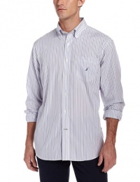 Nautica Men's Big-Tall Long Sleeve Mini Stripe Shirt Nautica Men's Big-Tall Long Sleeve Mini Stripe Shirt