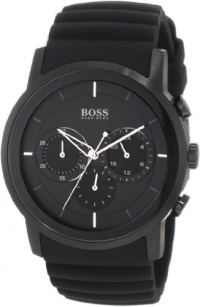 Hugo Boss Black Dial Black Rubber Mens Watch 1512639