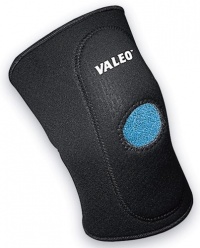 Valeo Open Patella Neoprene Knee Support (Large, Black) Valeo Open Patella Neoprene Knee Support (Large, Black)
