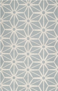 Area Rug 5x8 Rectangle Contemporary Cloud Blue Color - Surya Fallon Rug from RugPal Area Rug 5x8 Rectangle Contemporary Cloud Blue Color - Surya Fallon Rug from RugPal