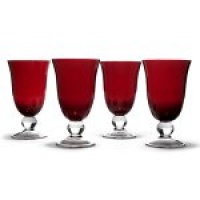Lenox Holiday Gems Ruby All Purpose Glasses, Set of 4 Lenox Holiday Gems Ruby All Purpose Glasses, Set of 4
