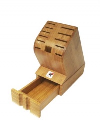 J.A. Henckels Miyabi Bamboo Block with Storage Drawer J.A. Henckels Miyabi Bamboo Block with Storage Drawer
