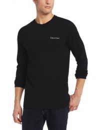 Calvin Klein Men's Long Sleeve Logos Tee, Black, Small Calvin Klein Men's Long Sleeve Logos Tee, Black, Small