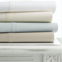 Martha Stewart 600T Cotton Queen Sheet Set Iced Aqua Martha Stewart 600T Cotton Queen Sheet Set Iced Aqua