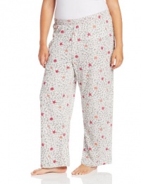 Hue Sleepwear Women's Plus-Size Plus Floral Bed Pant