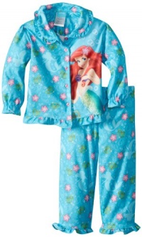Little Mermaid Girls 2-6X 2 Piece Pajama Set, Blue, 2T Little Mermaid Girls 2-6X 2 Piece Pajama Set, Blue, 2T