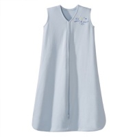 HALO SleepSack 100% Cotton Wearable Blanket, Baby Blue, Large HALO SleepSack 100% Cotton Wearable Blanket, Baby Blue, Large