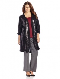 Calvin Klein Women's Plus-Size Shine Cardigan Sweater Calvin Klein Women's Plus-Size Shine Cardigan Sweater