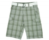 Epic Threads Plaid Belted Cargo Shorts Castor Grey 14 Epic Threads Plaid Belted Cargo Shorts Castor Grey 14