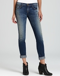 Current/Elliott's rolled skinnies are the silhouette to be seen in this season. Whiskering and distressing add downtown edge. Current/Elliott's rolled skinnies are the silhouette to be seen in this season. Whiskering and distressing add downtown edge.