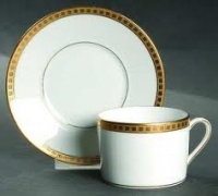 Bernardaud Athena Gold Tea Saucer Only Bernardaud Athena Gold Tea Saucer Only