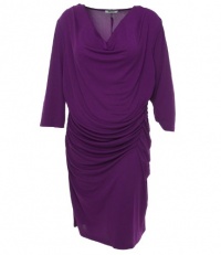 DKNYC Women's Plus-Size Matter Short Sleeve Cowl Neck Dress DKNYC Women's Plus-Size Matter Short Sleeve Cowl Neck Dress