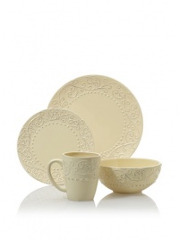 American Atelier Bianca Cream 16-Piece Dinnerware Set American Atelier Bianca Cream 16-Piece Dinnerware Set