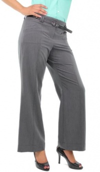 Style&co. Trouser Leg Belted Pants (18, Charcoal Heather) Style&co. Trouser Leg Belted Pants (18, Charcoal Heather)