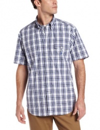 Nautica Men's Short Sleeve Vineyard Small Plaid Shirt Nautica Men's Short Sleeve Vineyard Small Plaid Shirt