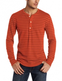 Lucky Brand Men's Long Sleeve Duo-fold Striped Henley Lucky Brand Men's Long Sleeve Duo-fold Striped Henley