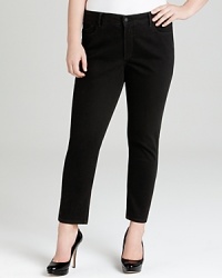 Not Your Daughter's Jeans Plus Size Alisha Skinny Ankle Jeans in Grey/Black Wash Not Your Daughter's Jeans Plus Size Alisha Skinny Ankle Jeans in Grey/Black Wash