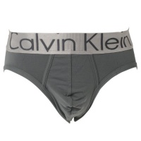 Calvin Klein Men's Steel Micro Hip Brief, Mink, X-Large