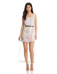 BCBGeneration Women's Printed High-Low Slit Maxi Dress BCBGeneration Women's Printed High-Low Slit Maxi Dress