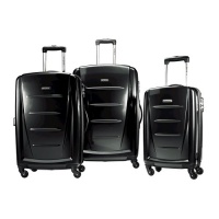 Samsonite Luggage Winfield 2 3 Piece Roller Set(Black) Samsonite Luggage Winfield 2 3 Piece Roller Set(Black)