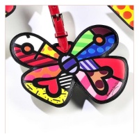 Romero Britto Butterfly Luggage Tag Travel Bag ID Name Suitcase Baggage Gift New Romero Britto Butterfly Luggage Tag Travel Bag ID Name Suitcase Baggage Gift New