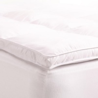 All Season Down Alternative Twin Mattress Topper, White All Season Down Alternative Twin Mattress Topper, White