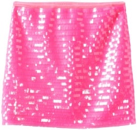 Flowers by Zoe Girls 7-16 Sequin Skirt, Neon Pink, Small Flowers by Zoe Girls 7-16 Sequin Skirt, Neon Pink, Small