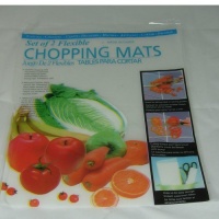 3 Flexible Chopping Mats Cutting Board Set Kitchen New