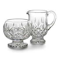 Waterford Crystal Lismore Footed Creamer & Sugar Waterford Crystal Lismore Footed Creamer & Sugar