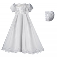 Lauren Madison baby girl Christening Baptism Special occasion Newborn Christening Princess Outfit, White, 9-12 Months Lauren Madison baby girl Christening Baptism Special occasion Newborn Christening Princess Outfit, White, 9-12 Months